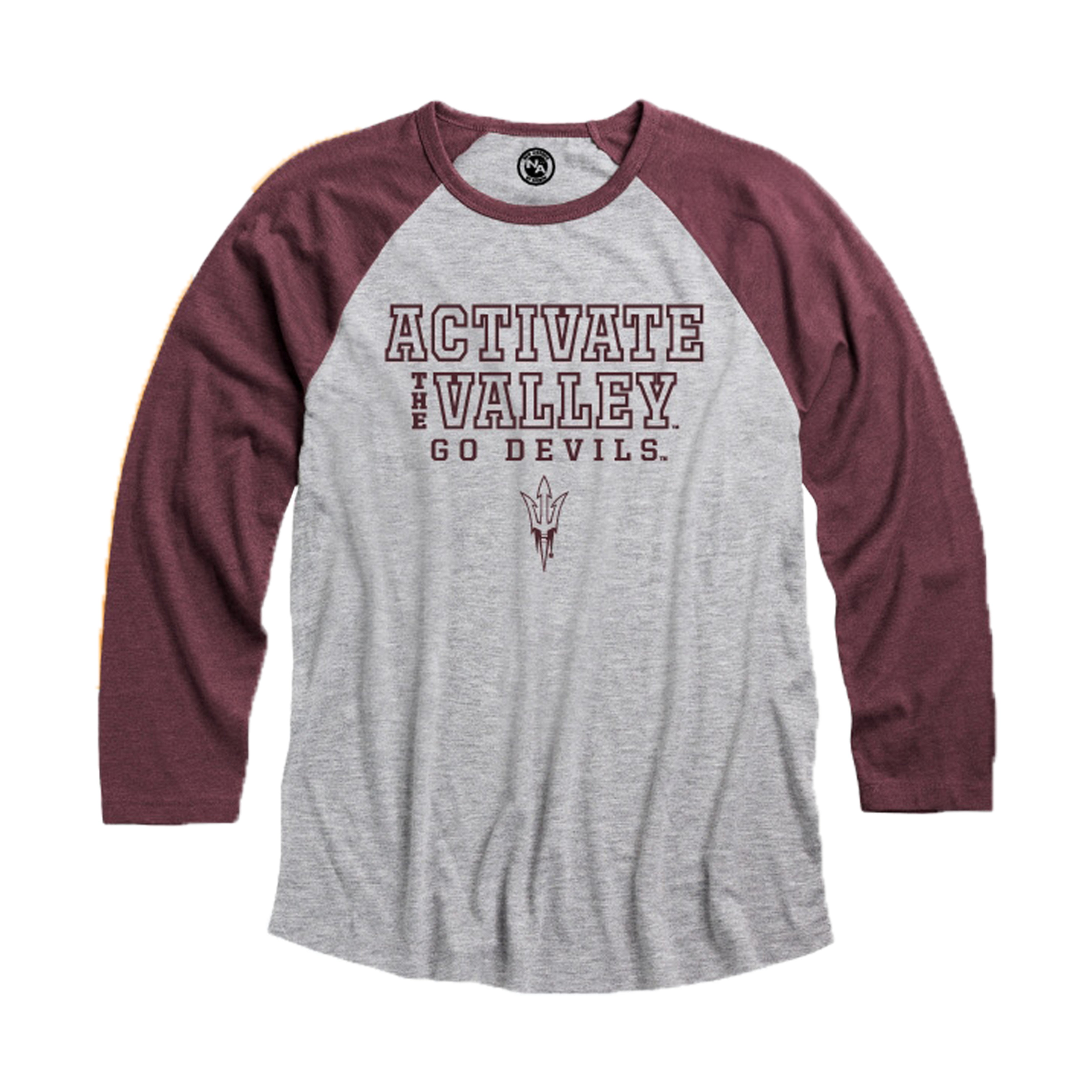 ASU ATV GD Raglan Tee GR/M – Cactus Sports