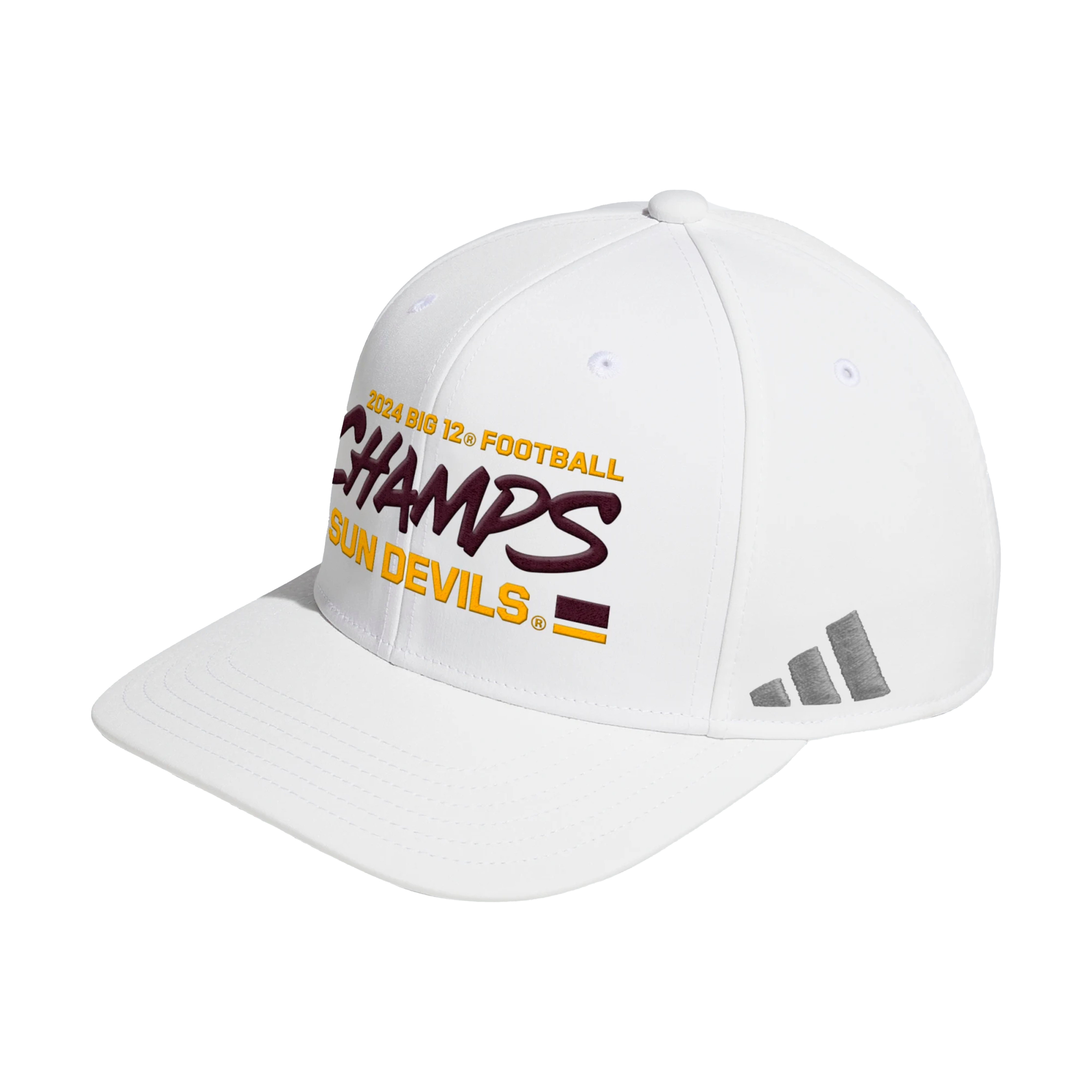 ASU Big XII Champs Snapback Hat WHT – Cactus Sports