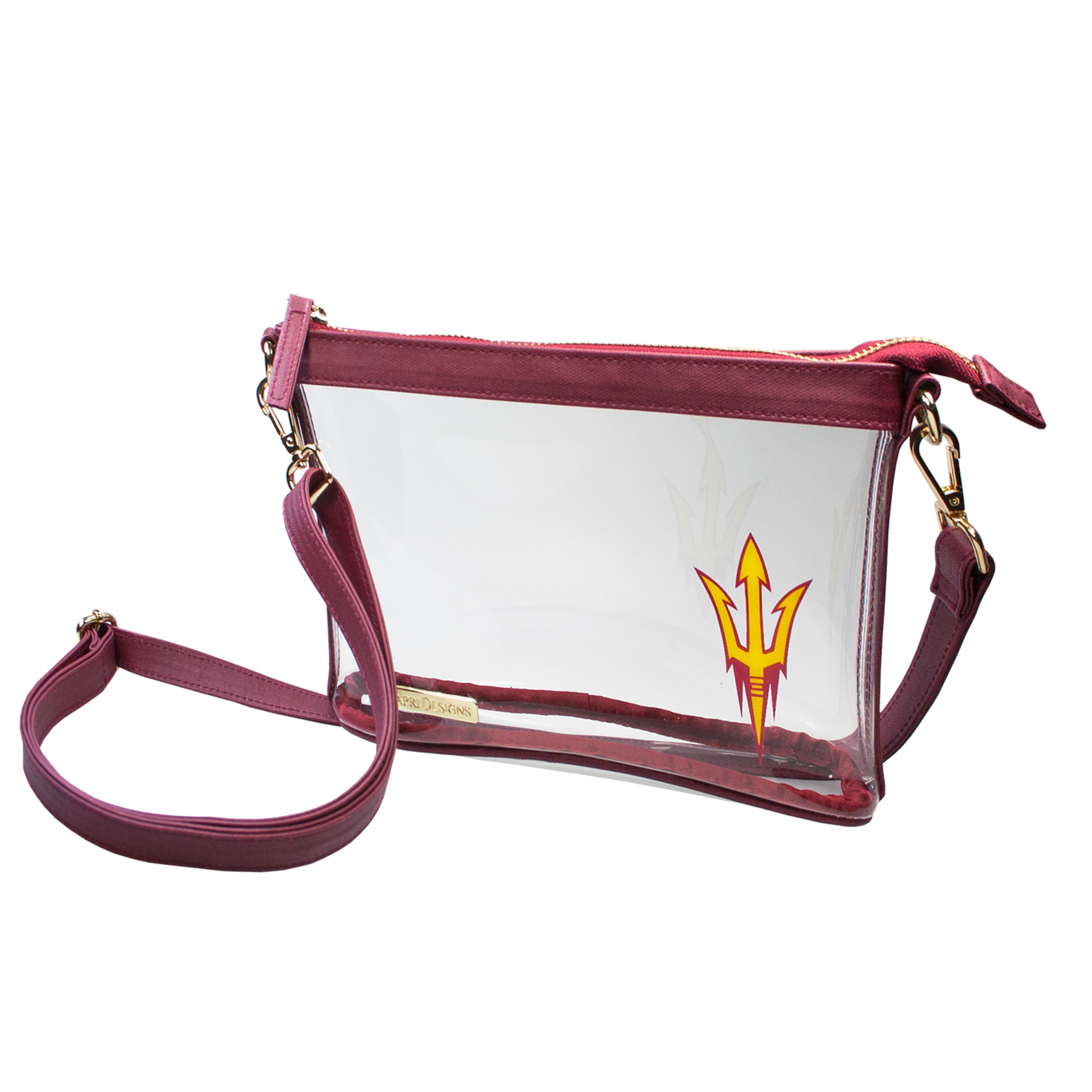  Littlearth Unisex Stadium Friendly Clear Carryall Crossbody  Bag with Floral Team Logo, 12 L x 12 W x 6 D Clear : Sports & Outdoors