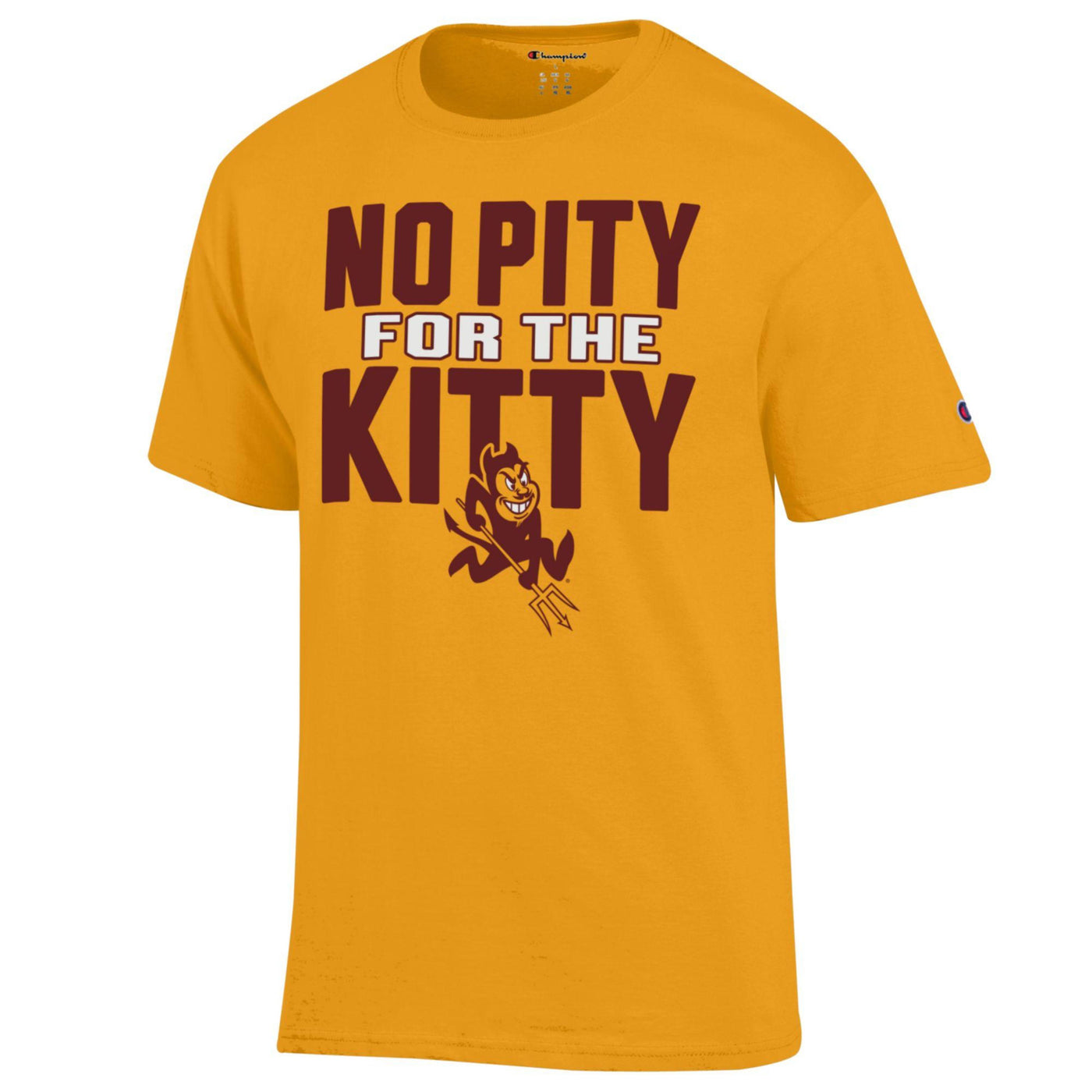 ASU gold tee with the text 