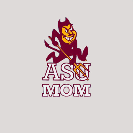 ASU decal with Sparky above 'ASU Mom' 