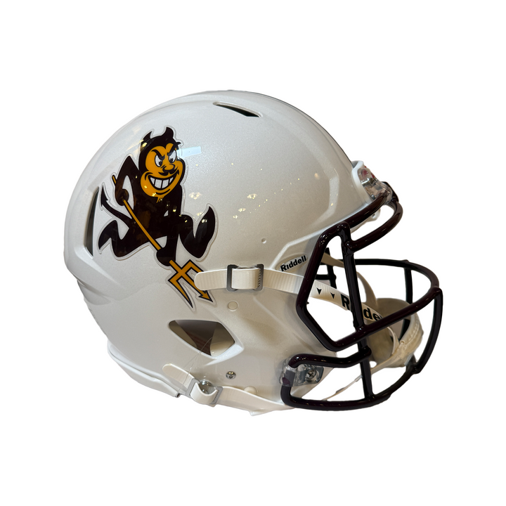 ASU Sparky Speed Authentic Helmet WHT