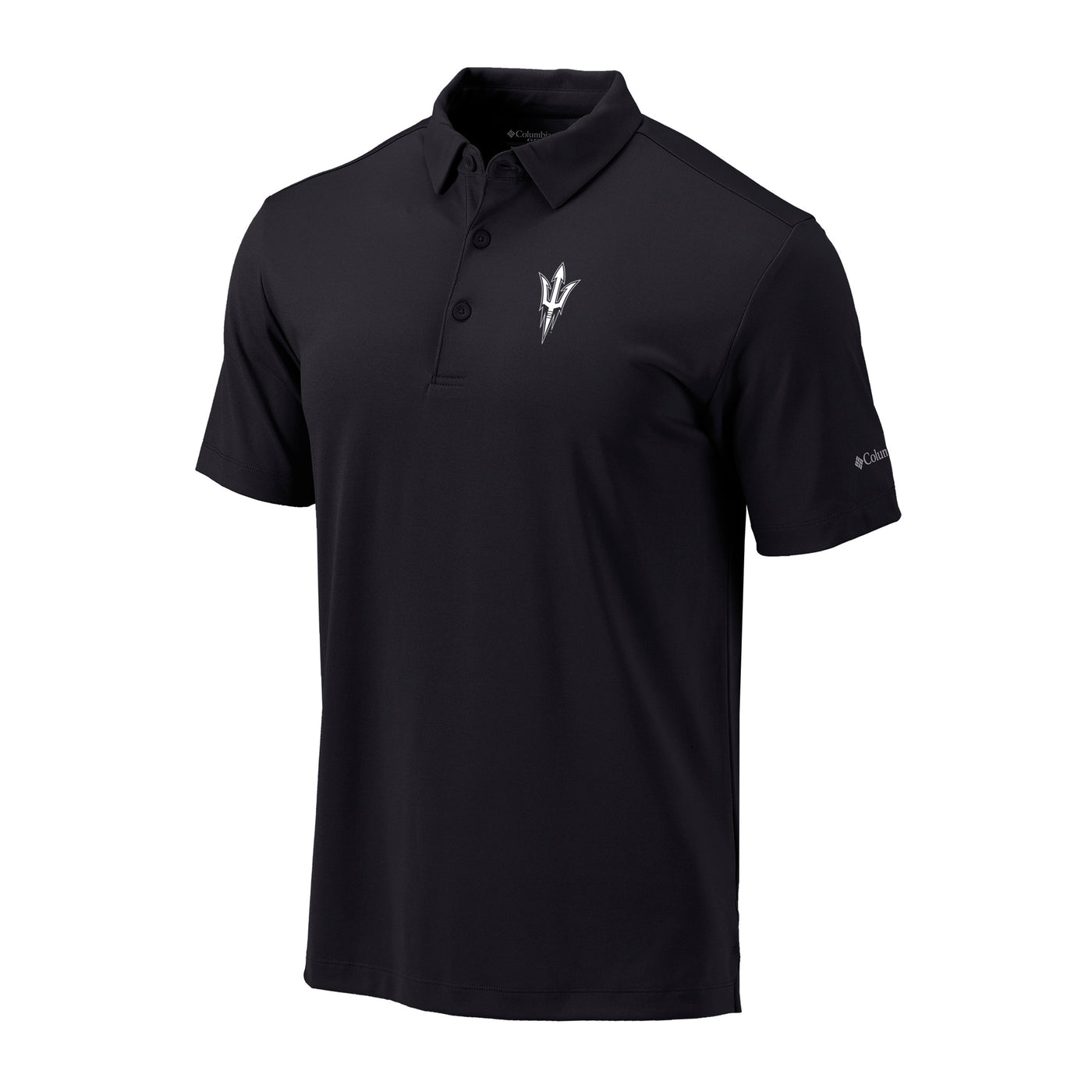 ASU Fork Outline Drive Polo BLK