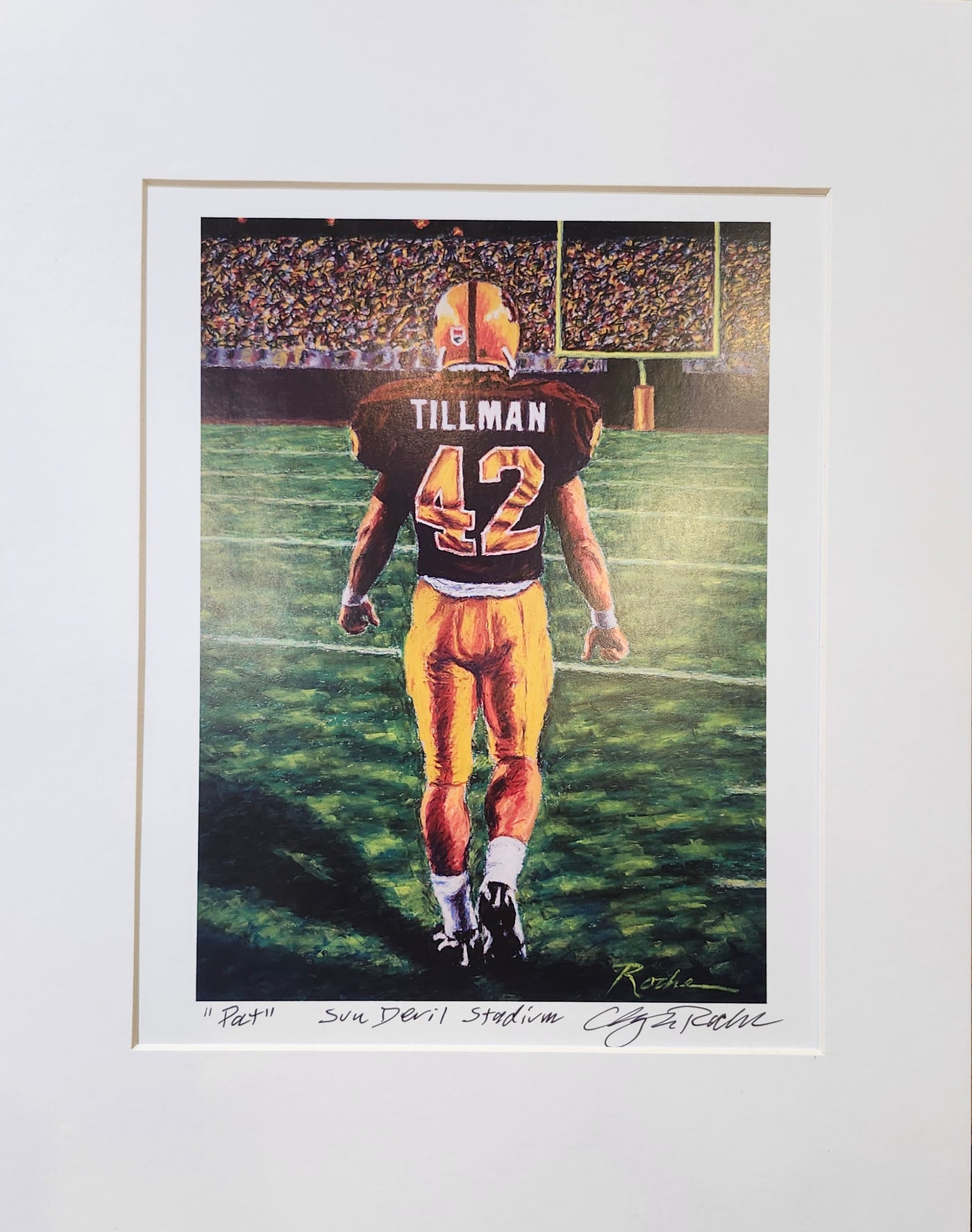 Pat Tillman Matted Print