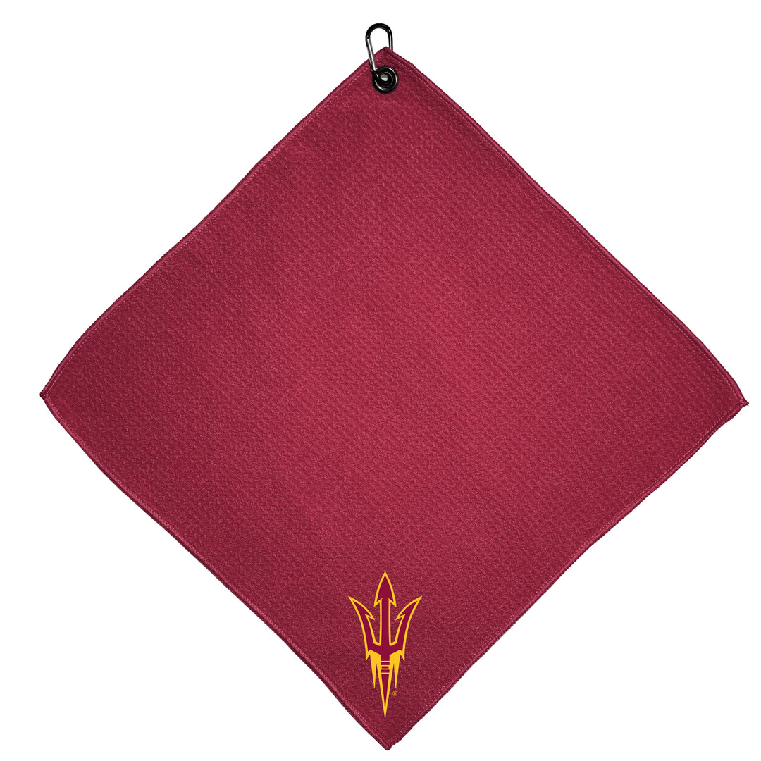 maroon microfiber golf towel