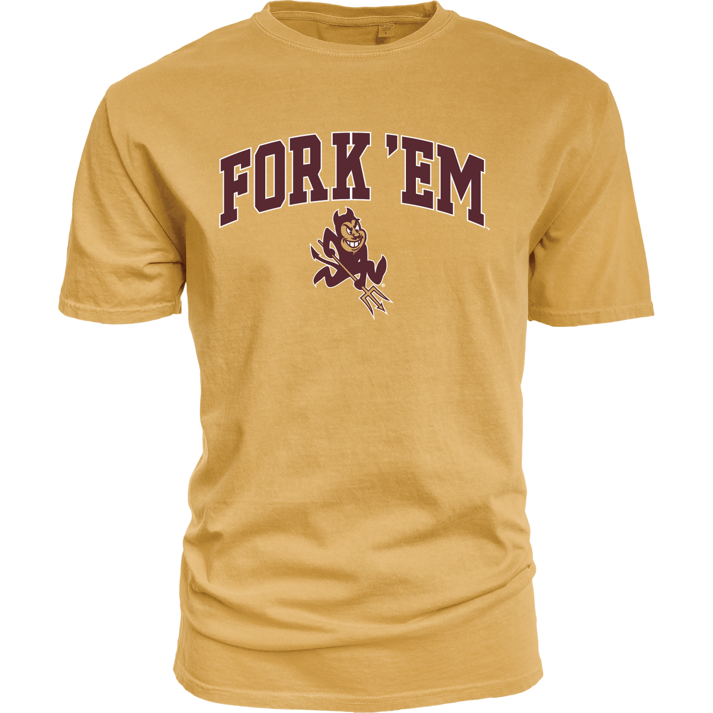 ASU Fork Em TCH Heavyweight Tee GLD