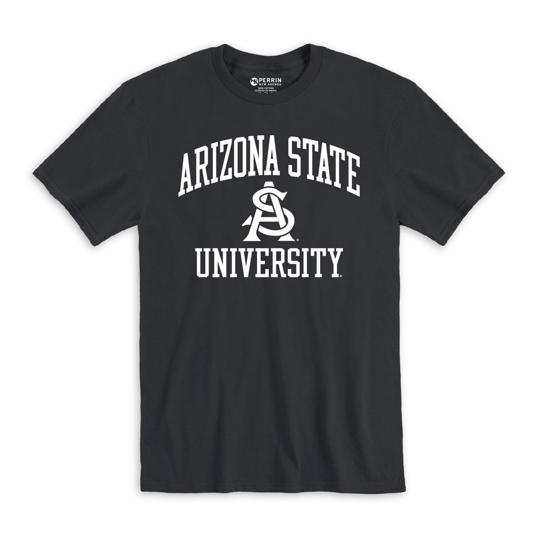 Black t-shirt with &