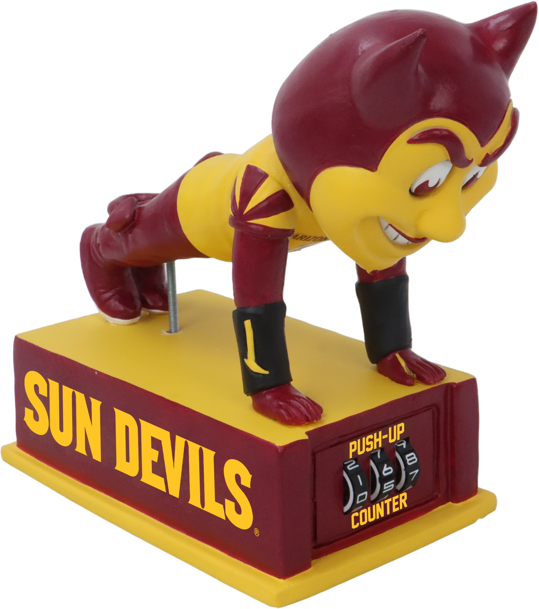 Sun Devils mascot push-up counter bobblehead
