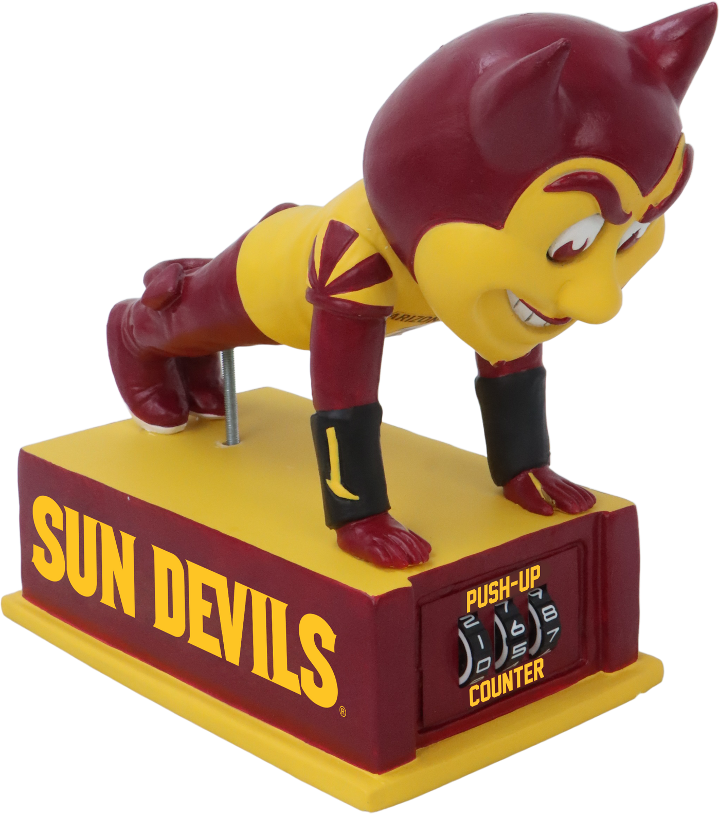 ASU Sparky Push Up Counter Bobblehead