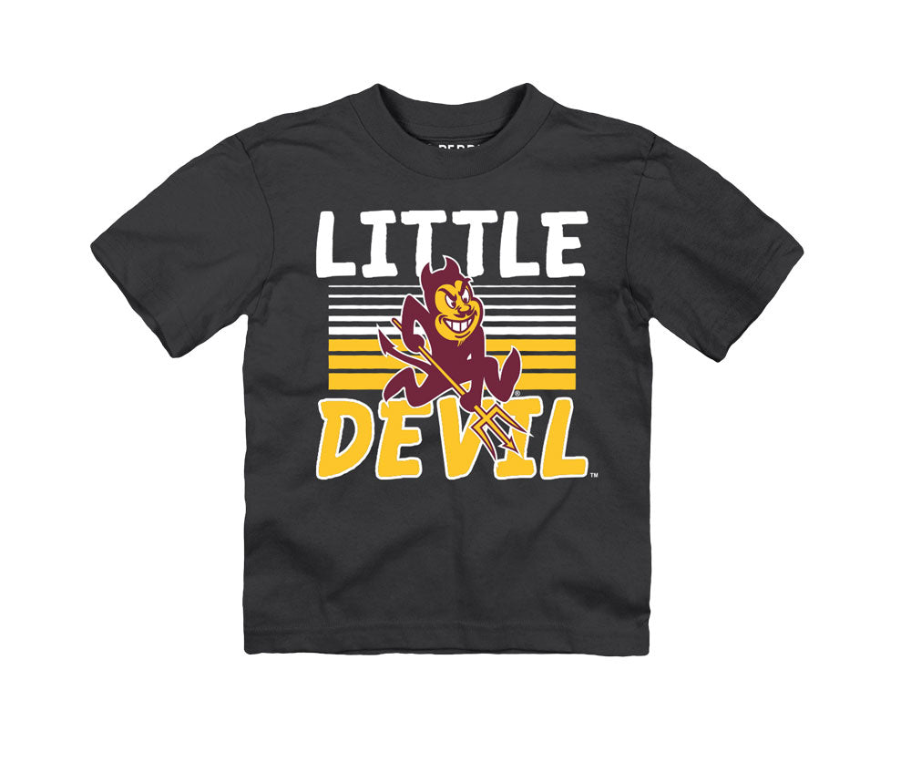 ASU Toddler Glow Little Devil Tee BLK