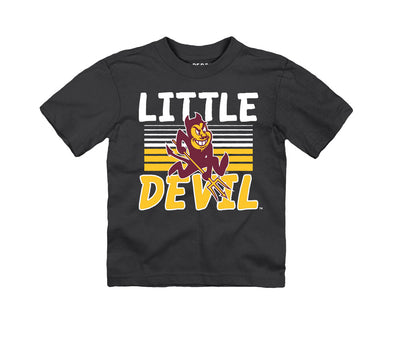 ASU Toddler Glow Little Devil Tee BLK