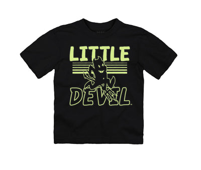 ASU Toddler Glow Little Devil Tee BLK