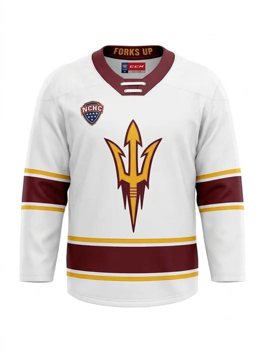 ASU CCM Hockey Jersey 2.0 WHT