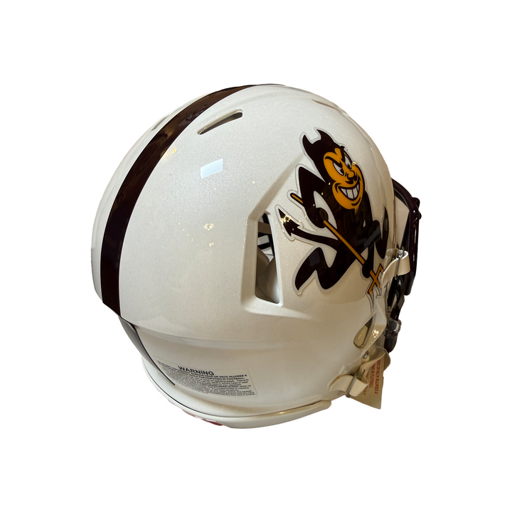 ASU Sparky Speed Authentic Helmet WHT