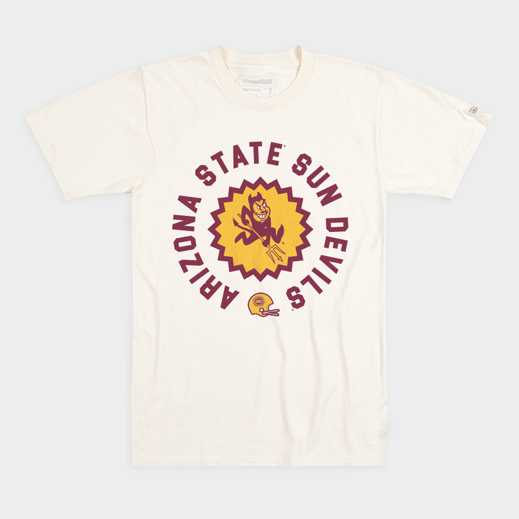 ASU FB Sunburst Tee CRM