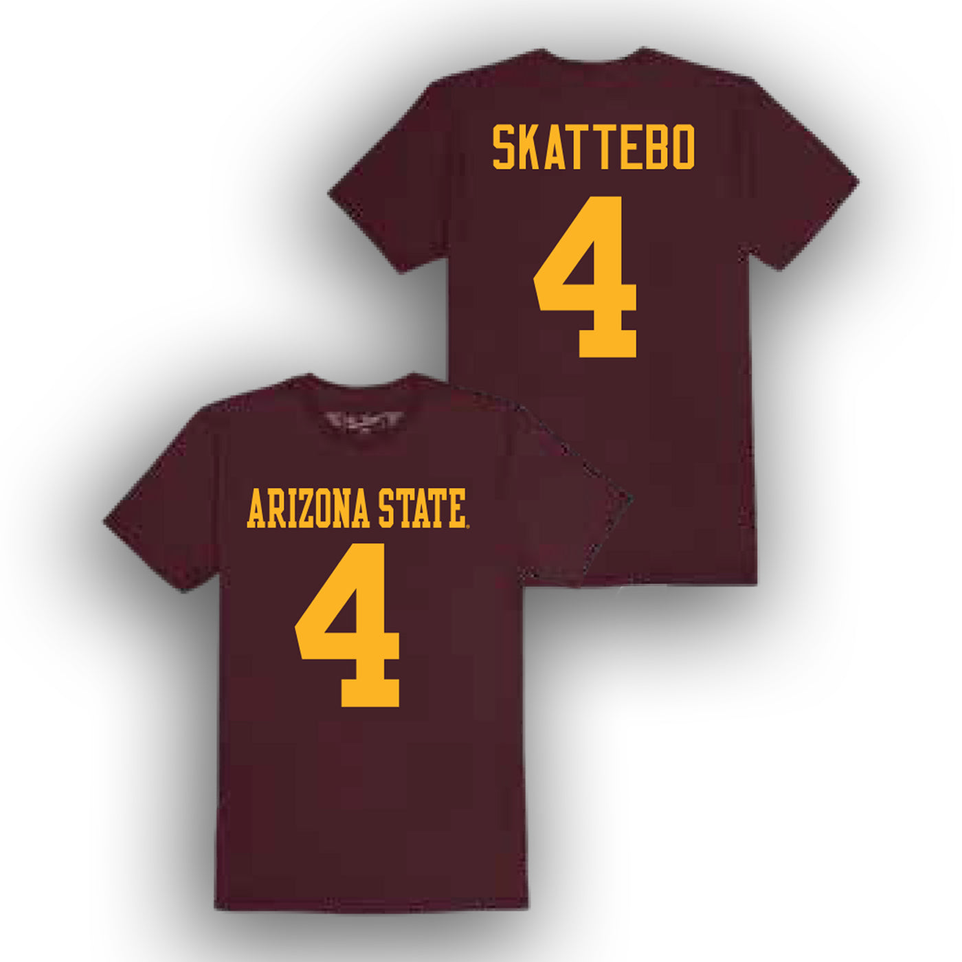 ASU Skattebo N/N Tee MRN *PRE ORDER*