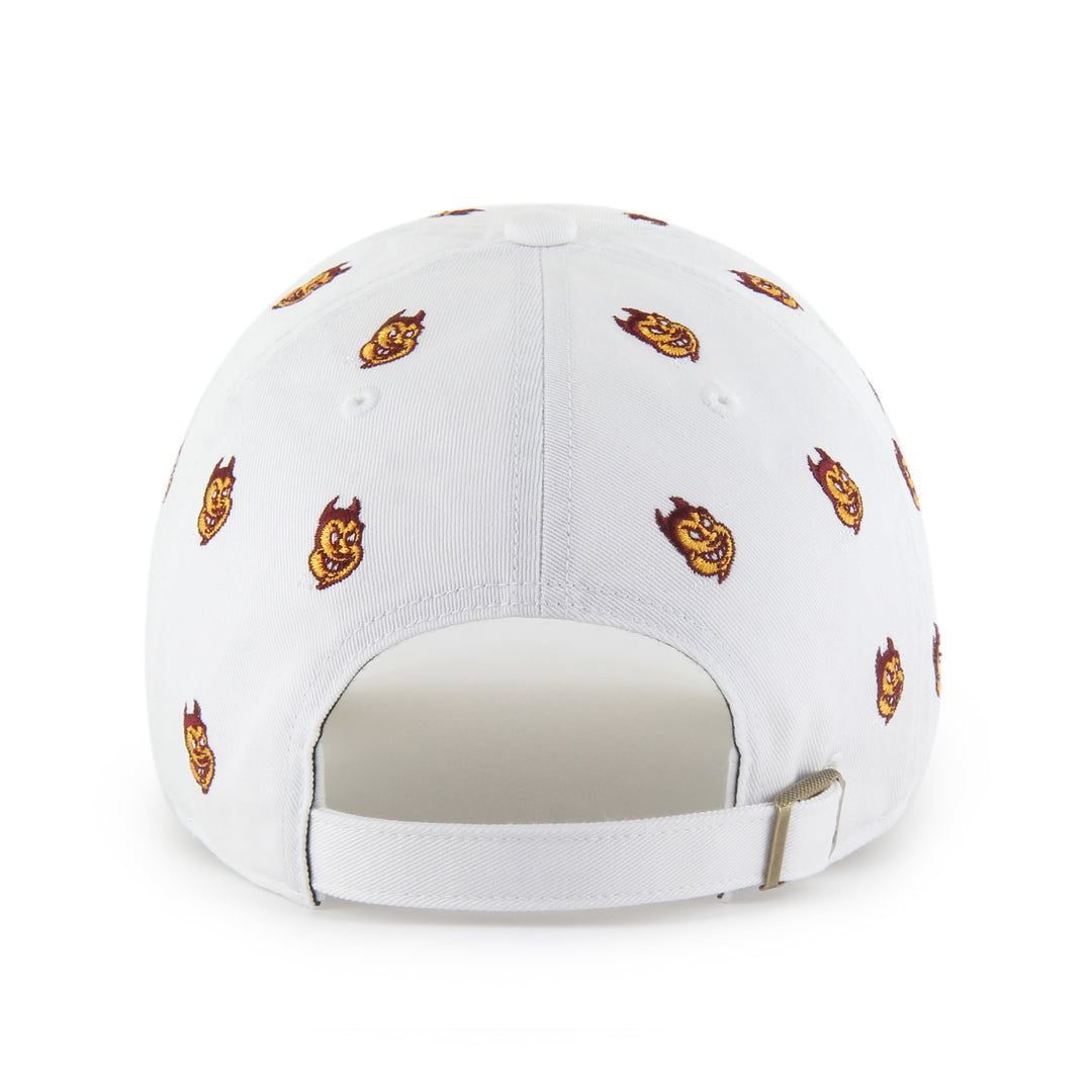 ASU Confetti Ladies Clean Up Hat WHT