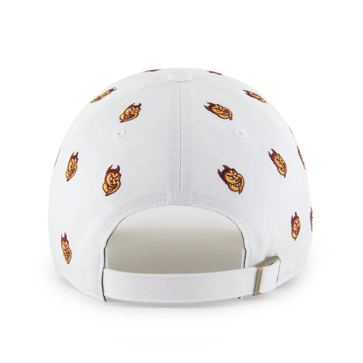 ASU Confetti Ladies Clean Up Hat WHT