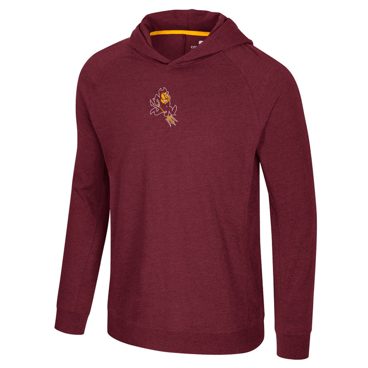 ASU BNB Hooded L/S Tee MRN