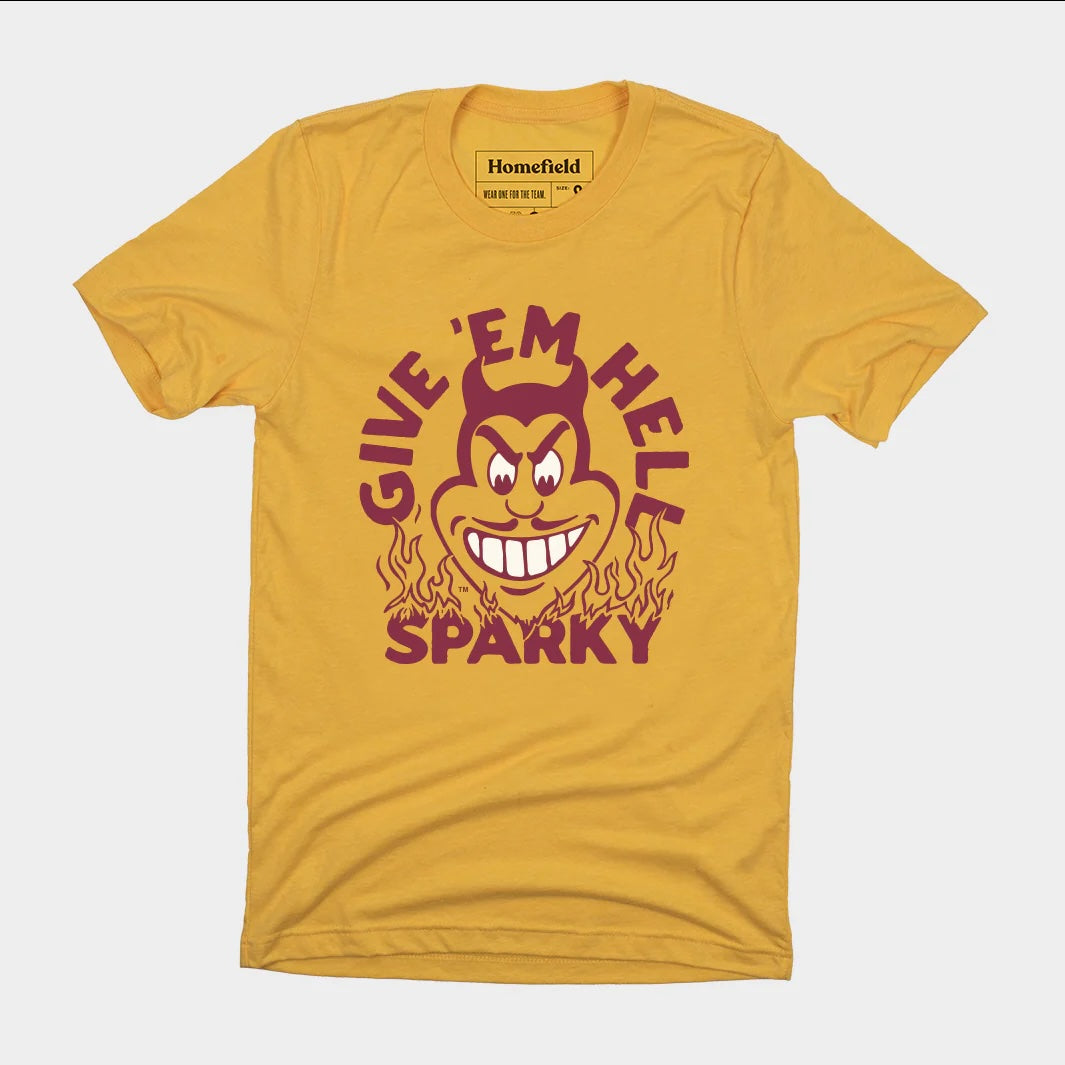 gold tee with 