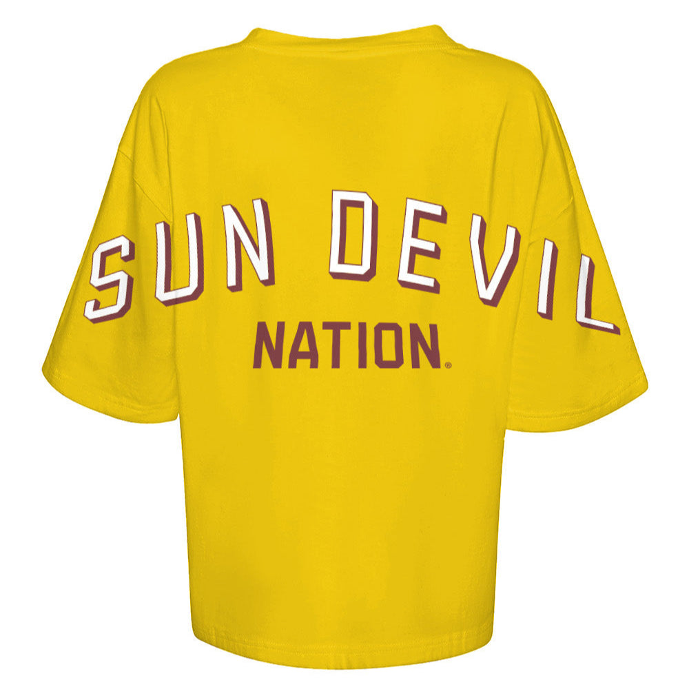 Gold tee with &