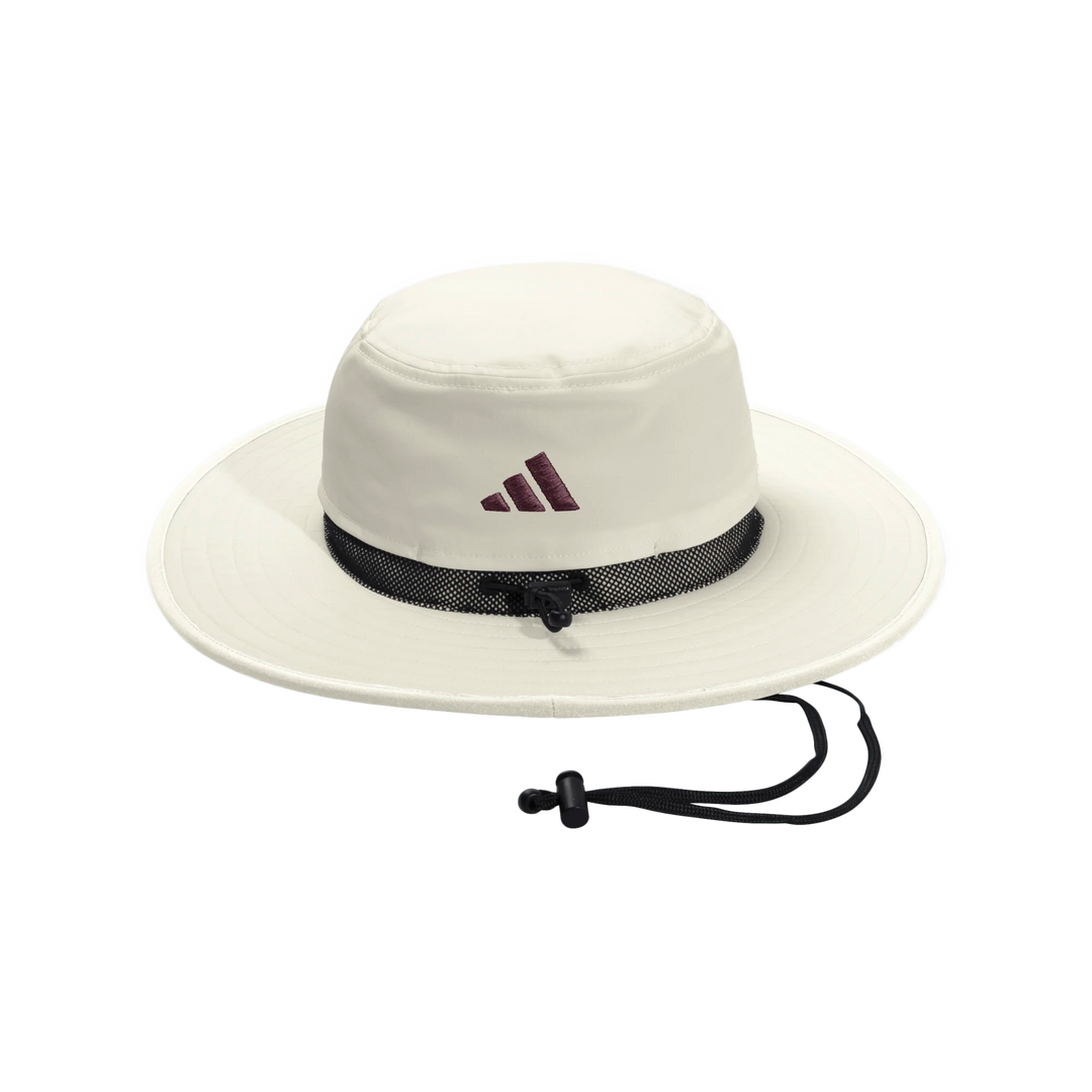 Maroon Adidas logo on back