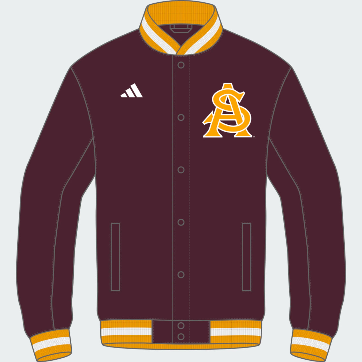 ASU Coaches Jacket MRN