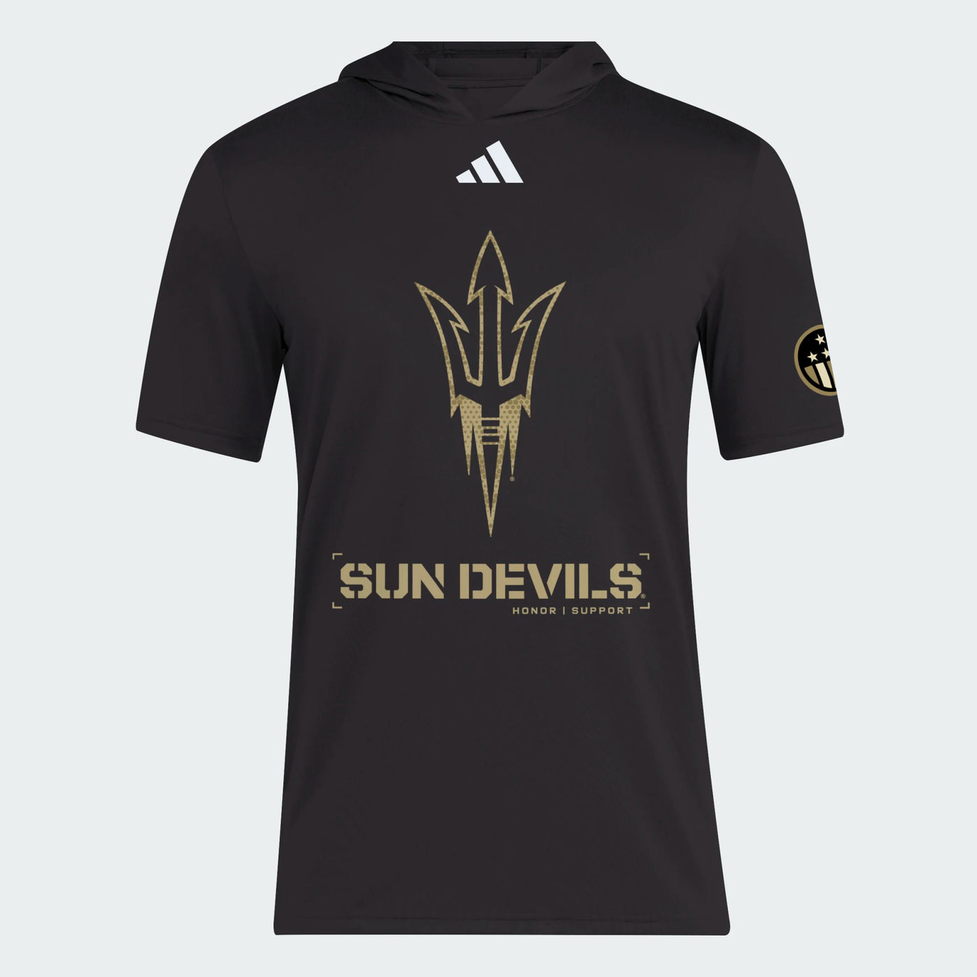ASU Honor Hooded Tee BLK