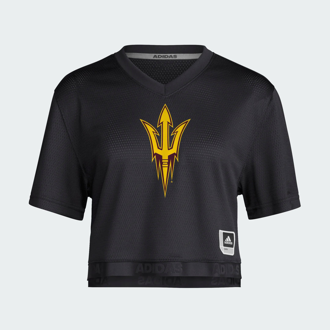 ASU Pitchfork Ladies Crop Jersey BLK