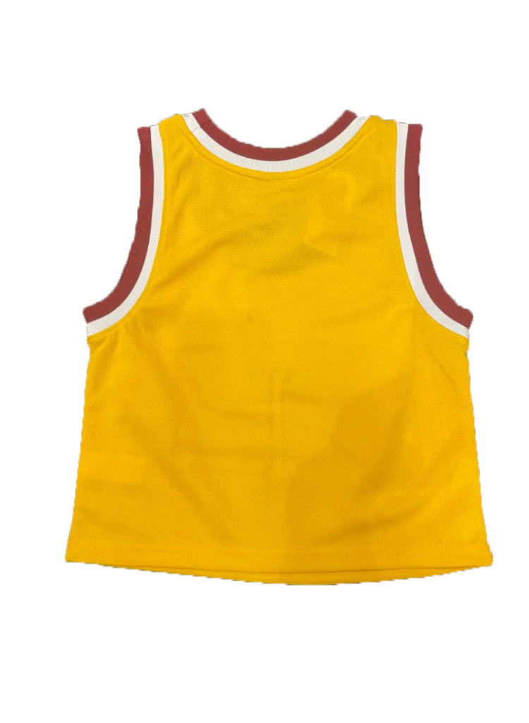 ASU Ladies Crop Basketball Jersey GLD