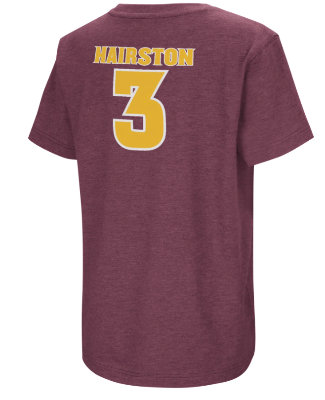 Maroon t-shirt with &