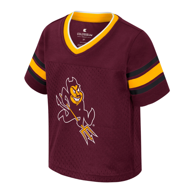 ASU Sparky FB Toddler Jersey M/G