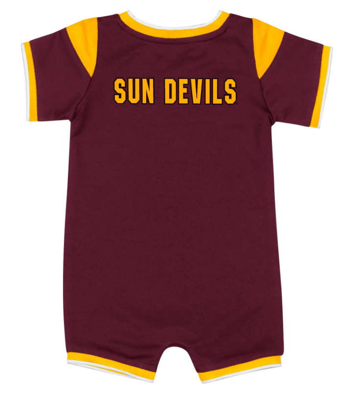 ASU Sparky Football Romper M/G