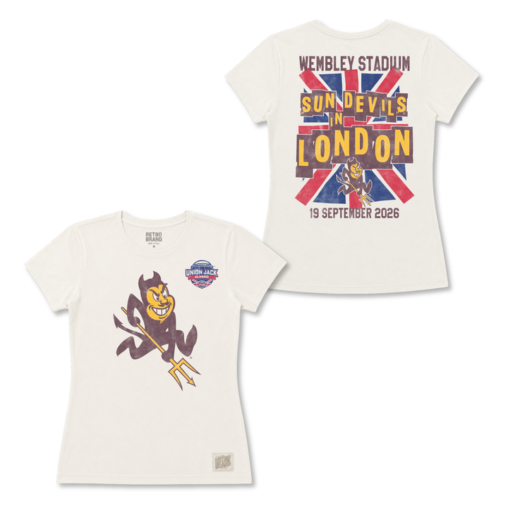 Sparky and UJC patch on front of tee. Wembley design on back of tee