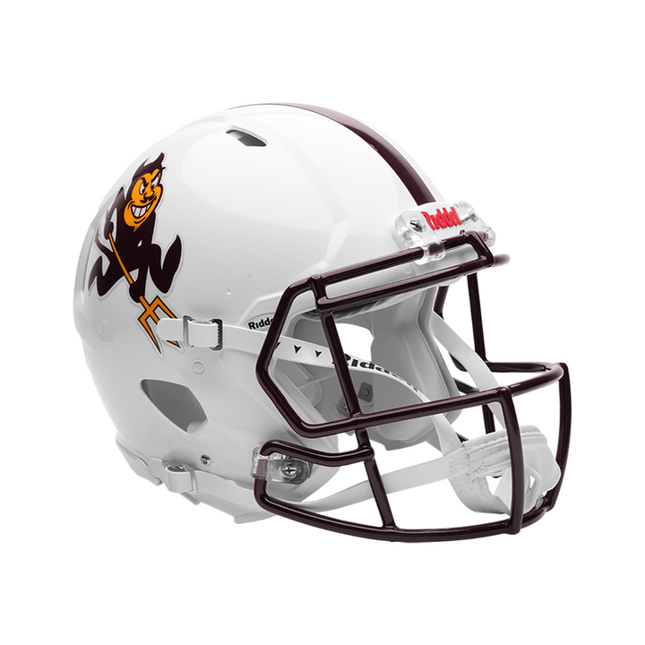 ASU Sparky Speed Authentic Helmet WHT
