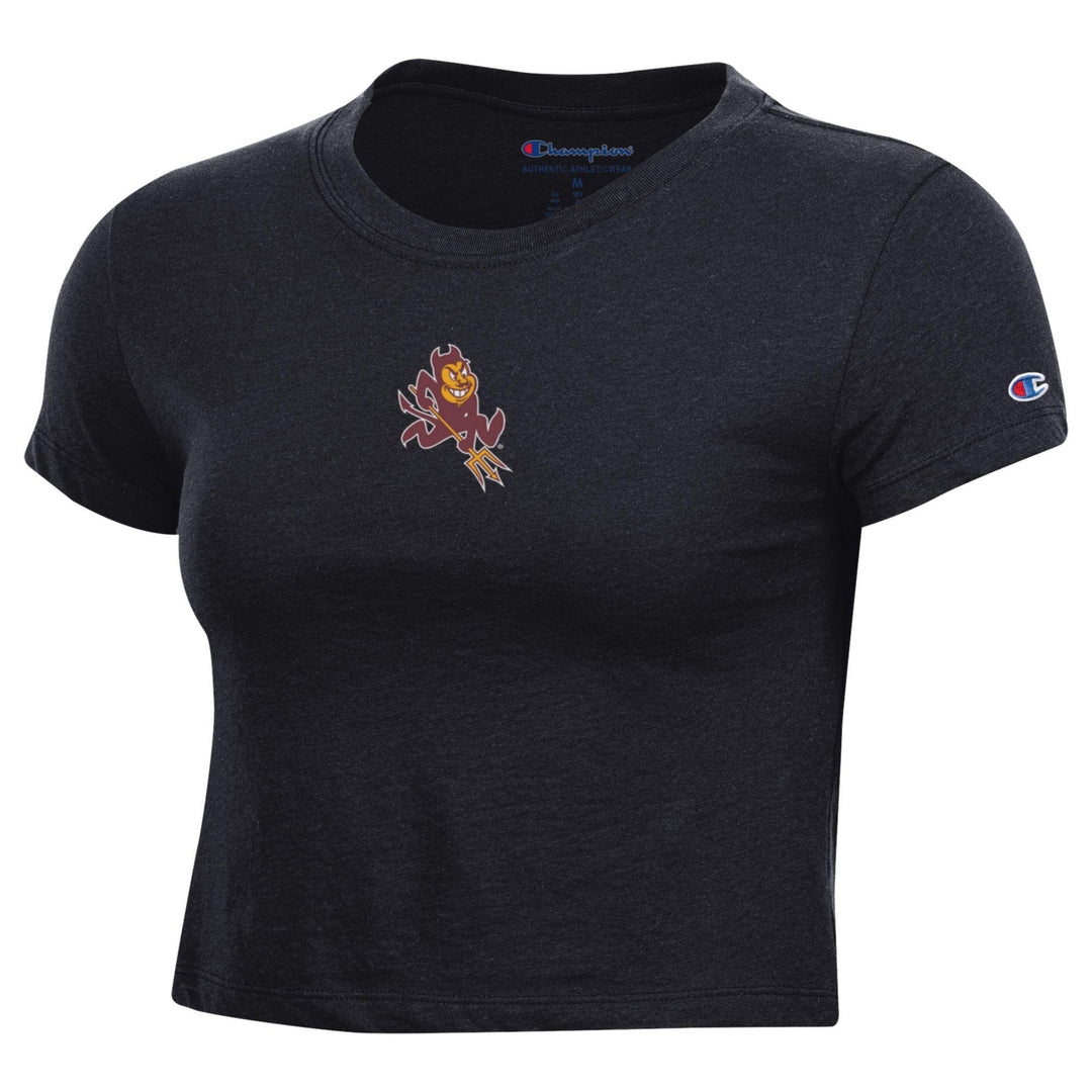 ASU Ladies Sparky Baby Tee BLK