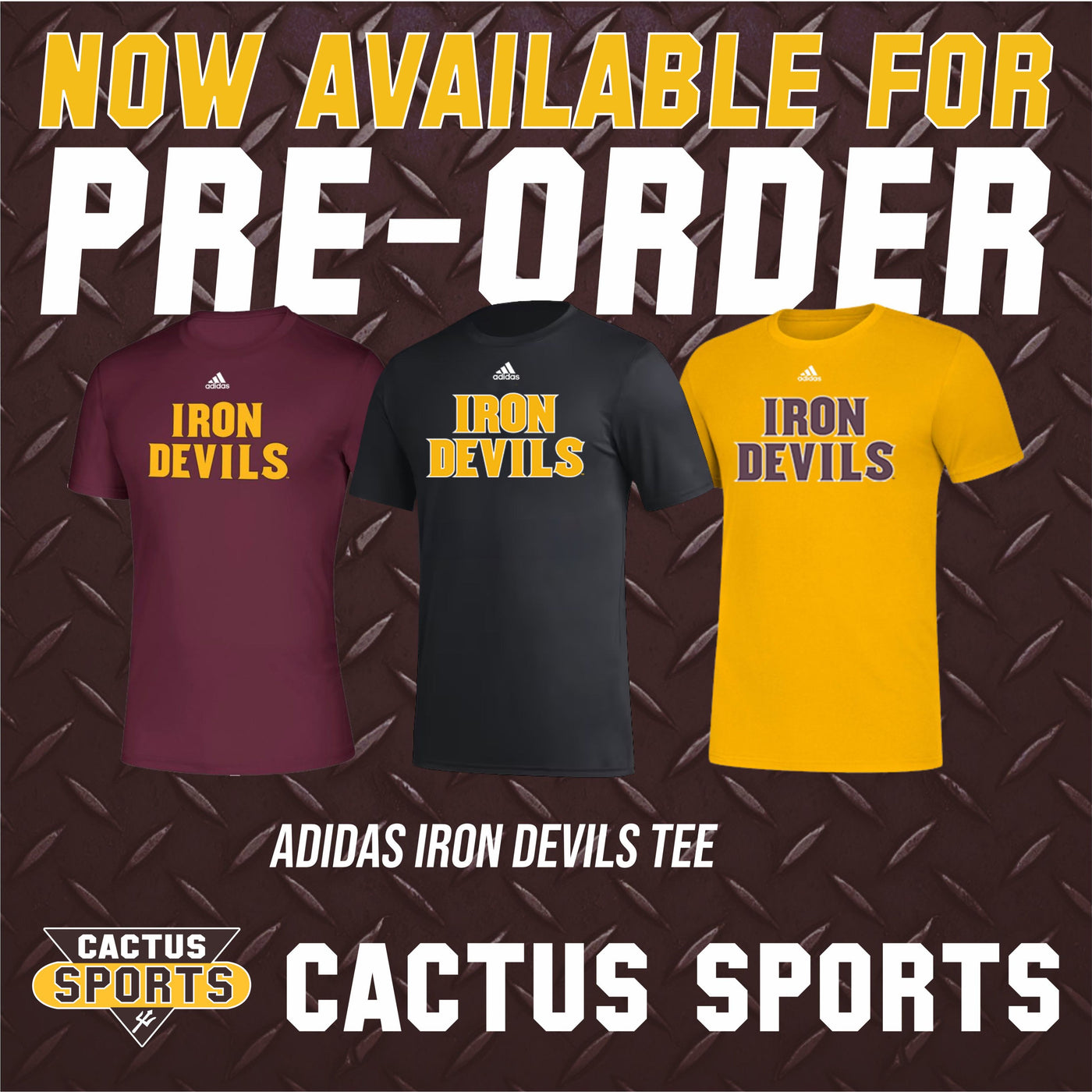 ASU Iron Devils Tee BLK *Available For Pre-Order*