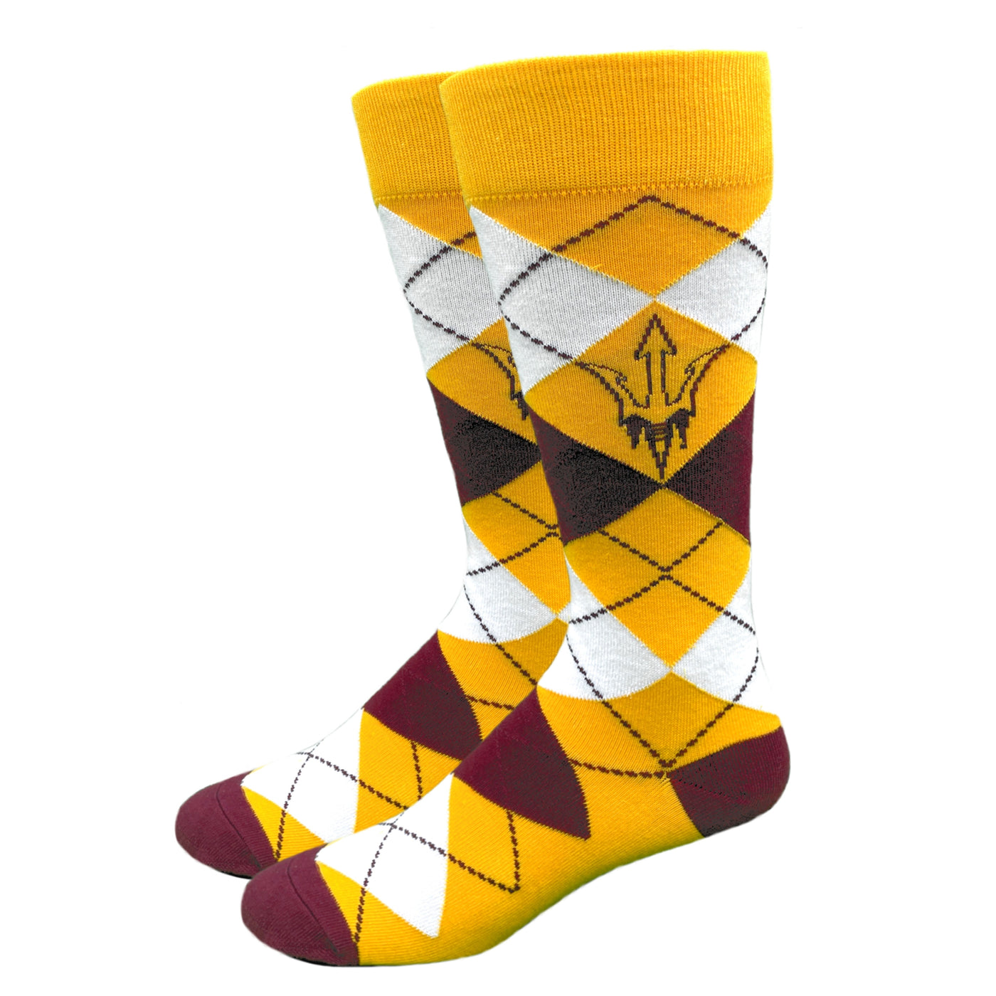 ASU Argyle1 Dress Socks