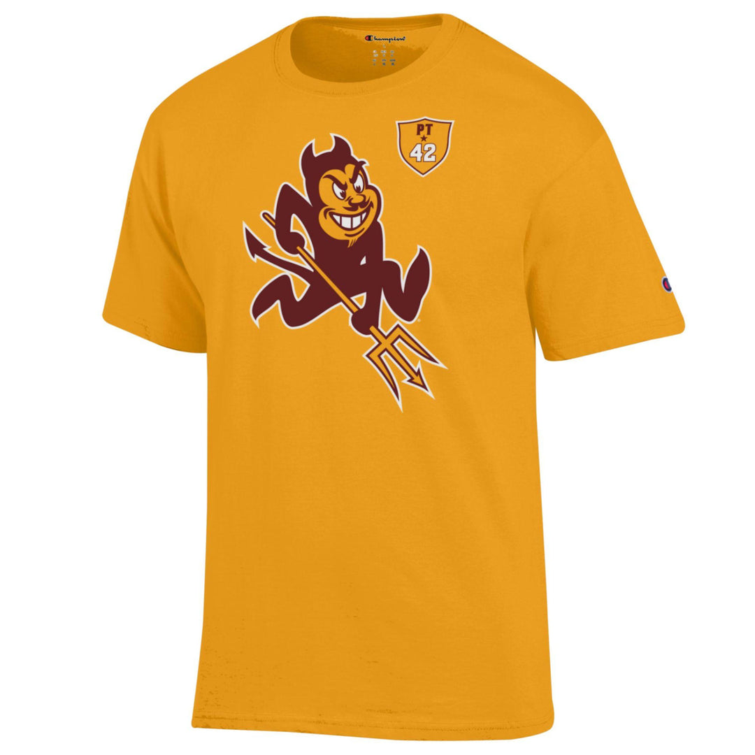 asu☆ ASU Sparky Tillman Tee GLD – Cactus Sports