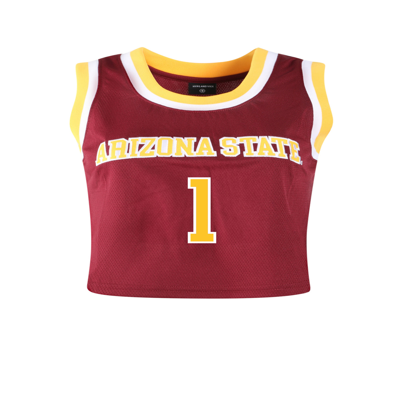 ASU Ladies Crop Basketball Jersey MRN