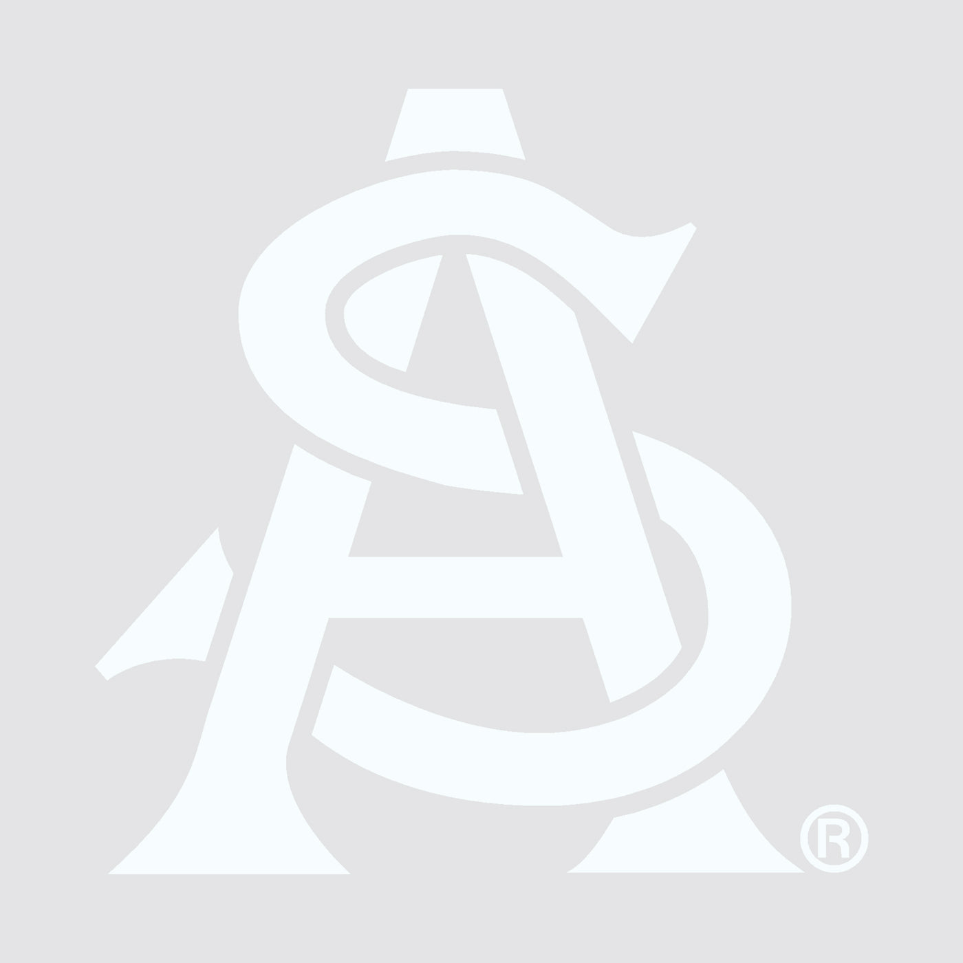 ASU A&S Decal White