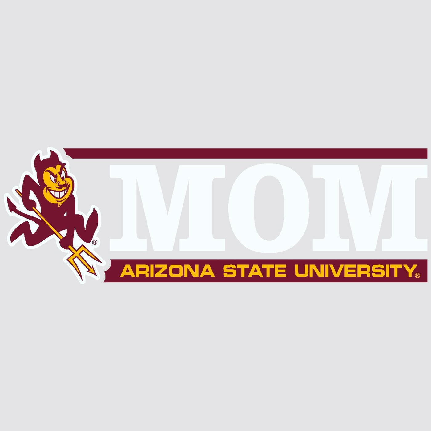 ASU Mom Bar Decal