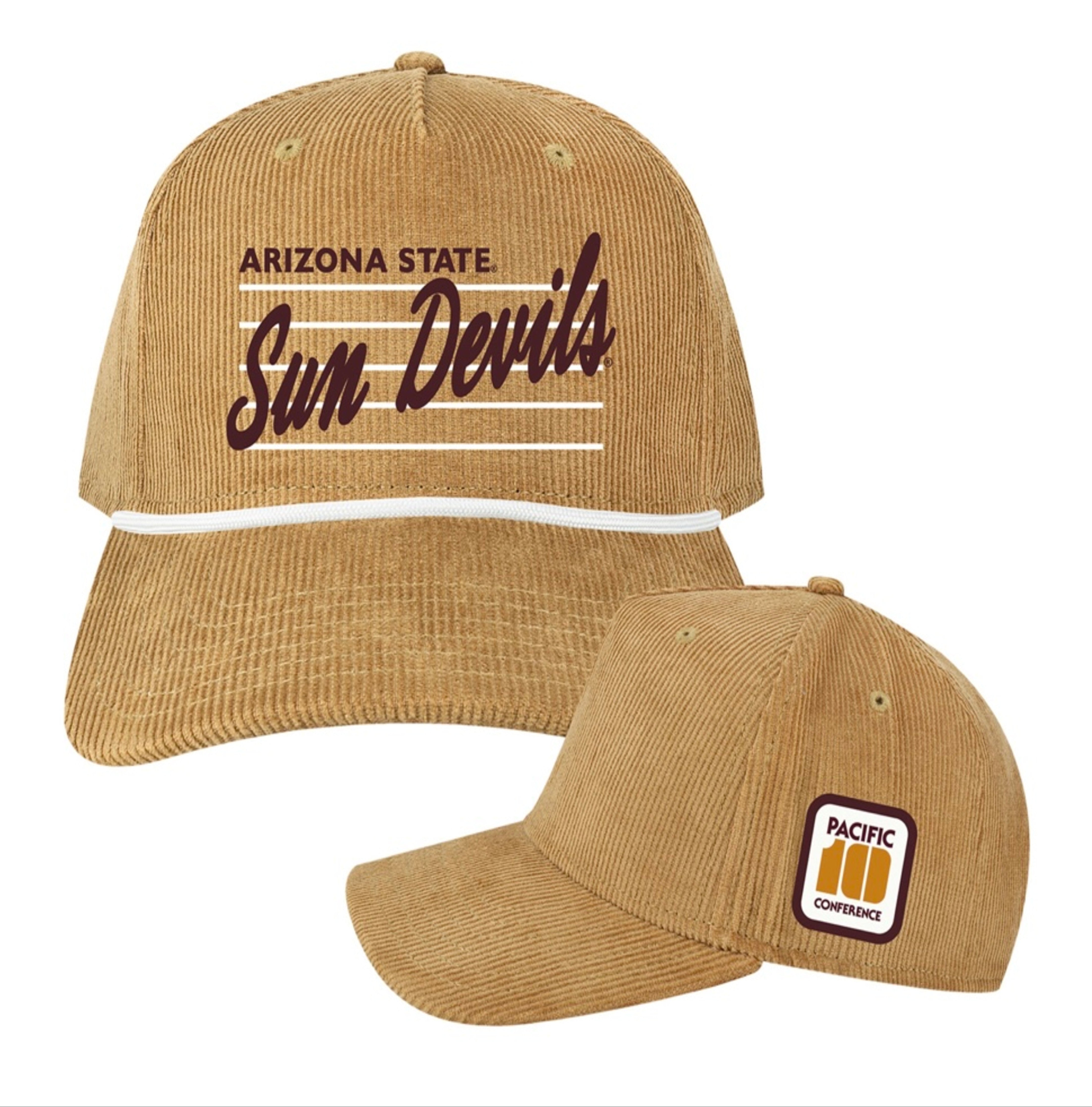 ASU M-dawg Corduroy Rope Hat KHA – Cactus Sports