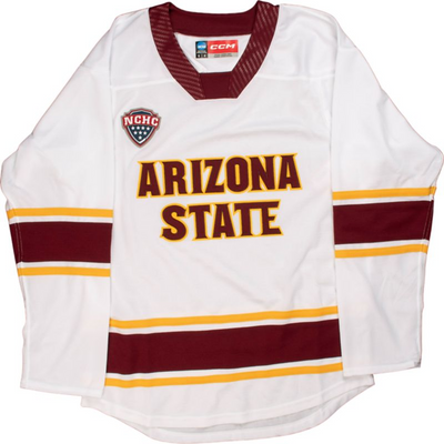 ASU CCM Hockey Jersey WHT