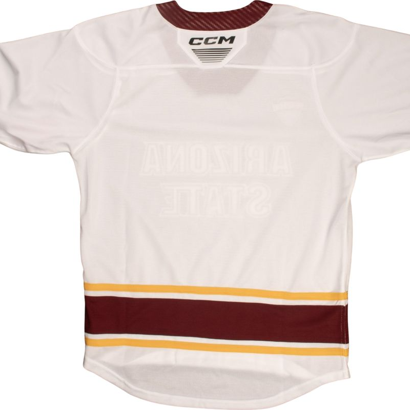 ASU CCM Hockey Jersey WHT