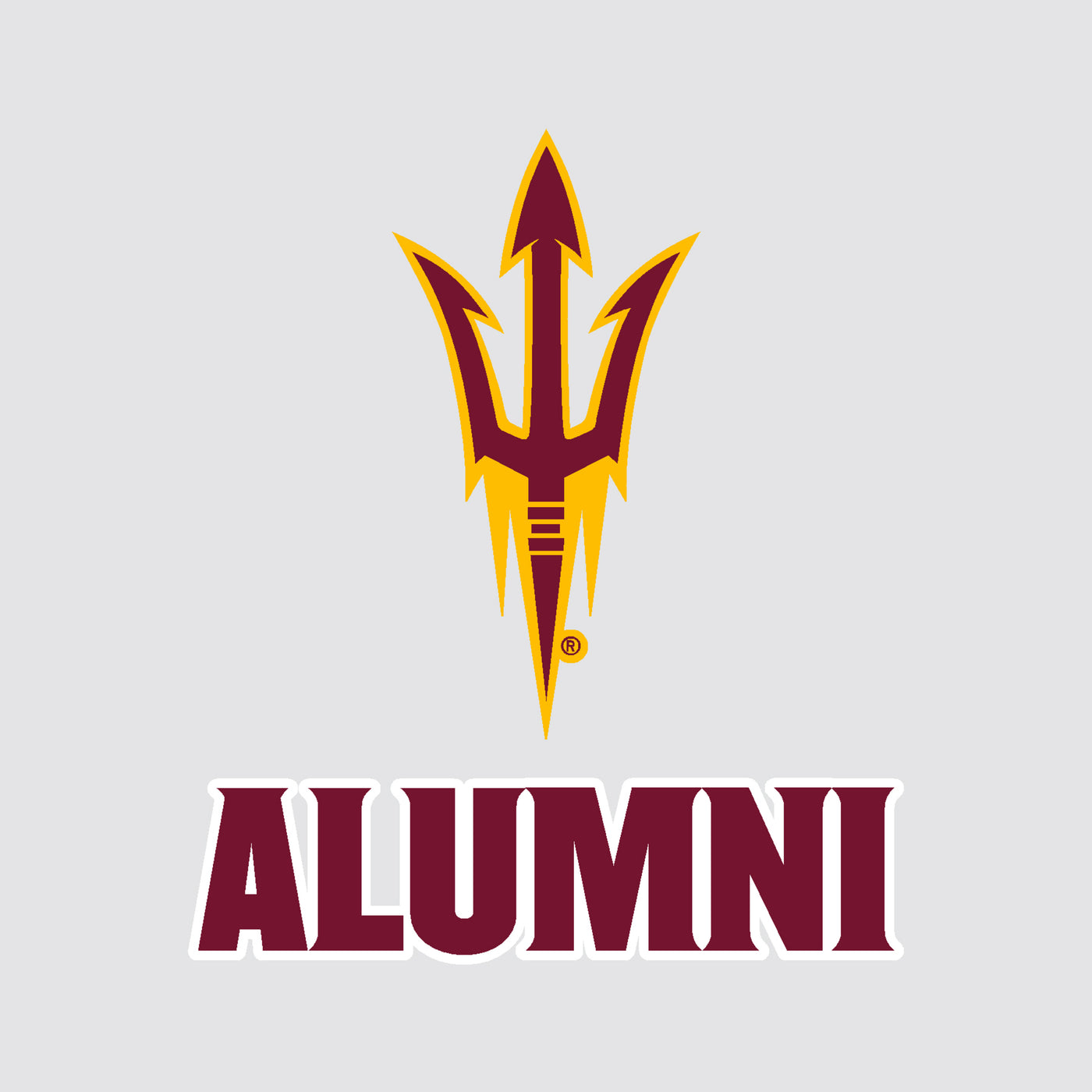 ASU Alumni Fork Decal