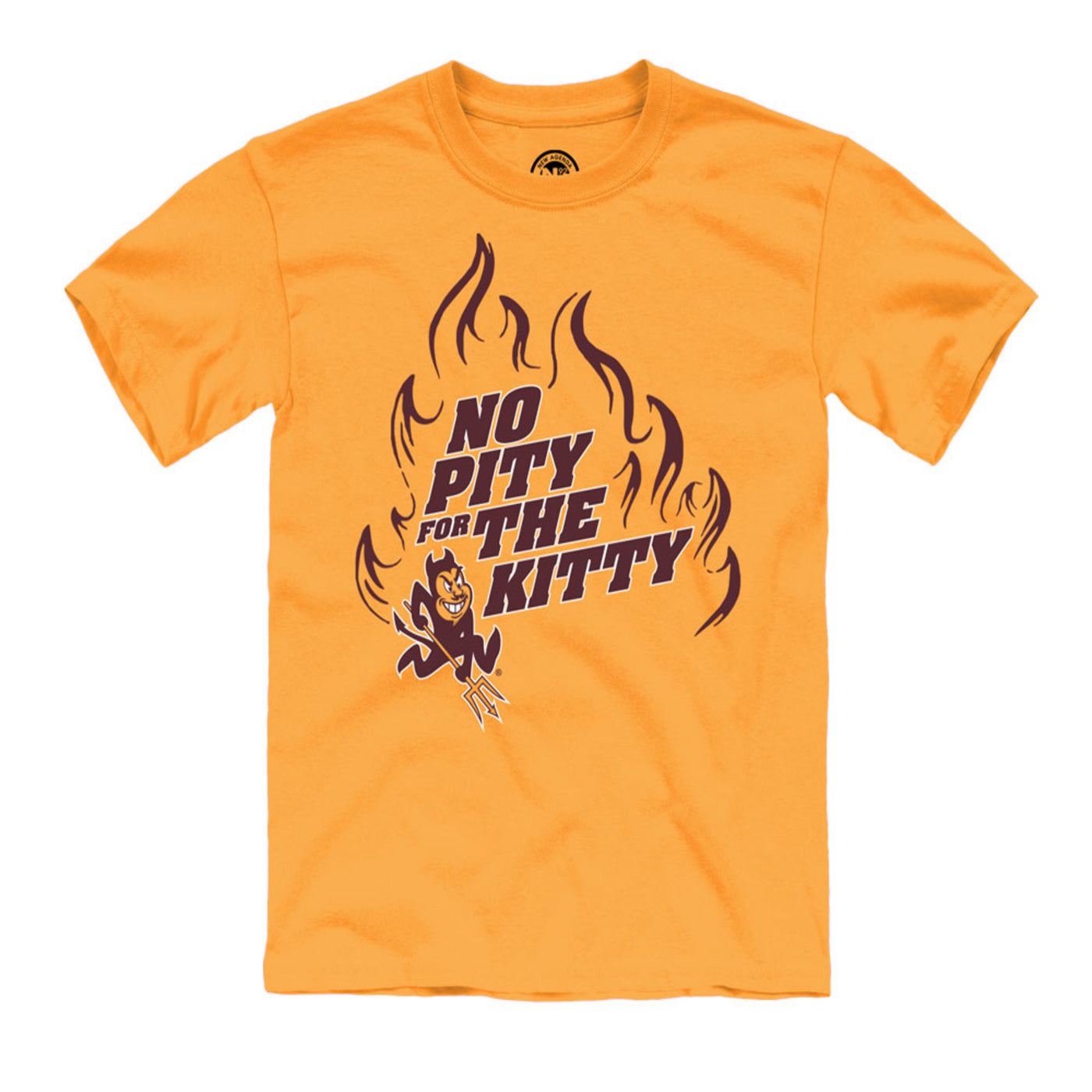 ASU No Pity Flames Youth Tee GLD