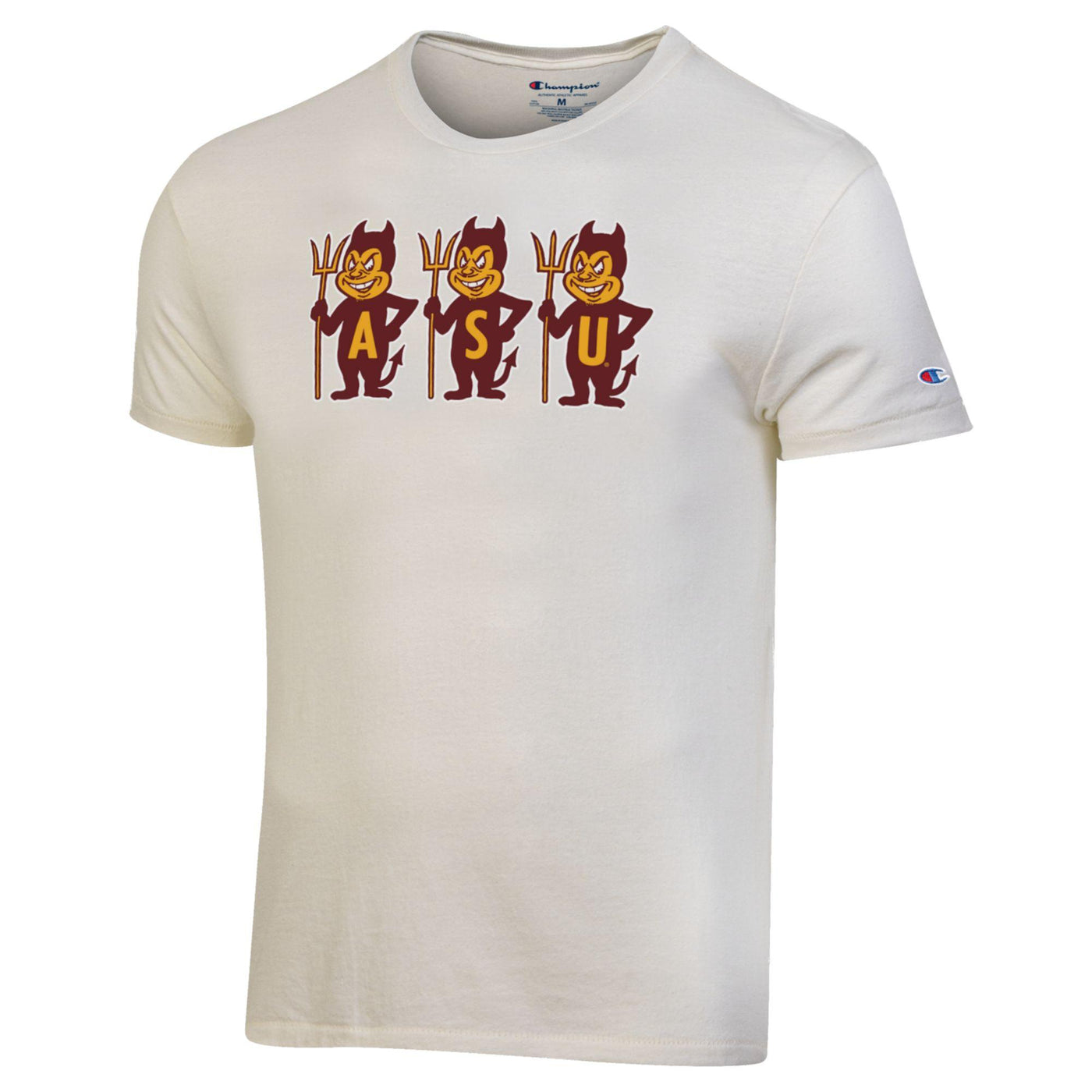 ASU 3Sparky Tri-blend Tee WHT