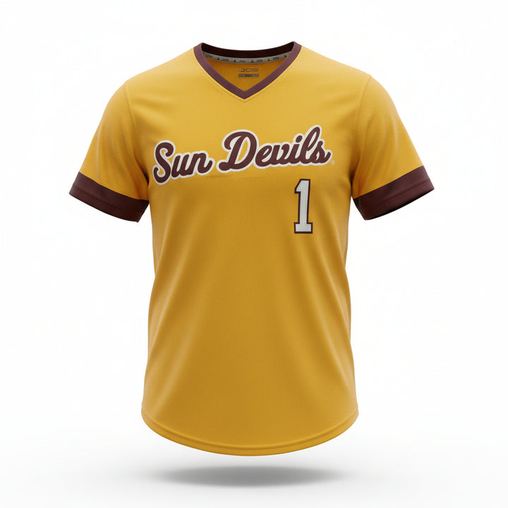 ASU 1969 Baseball Jersey GLD
