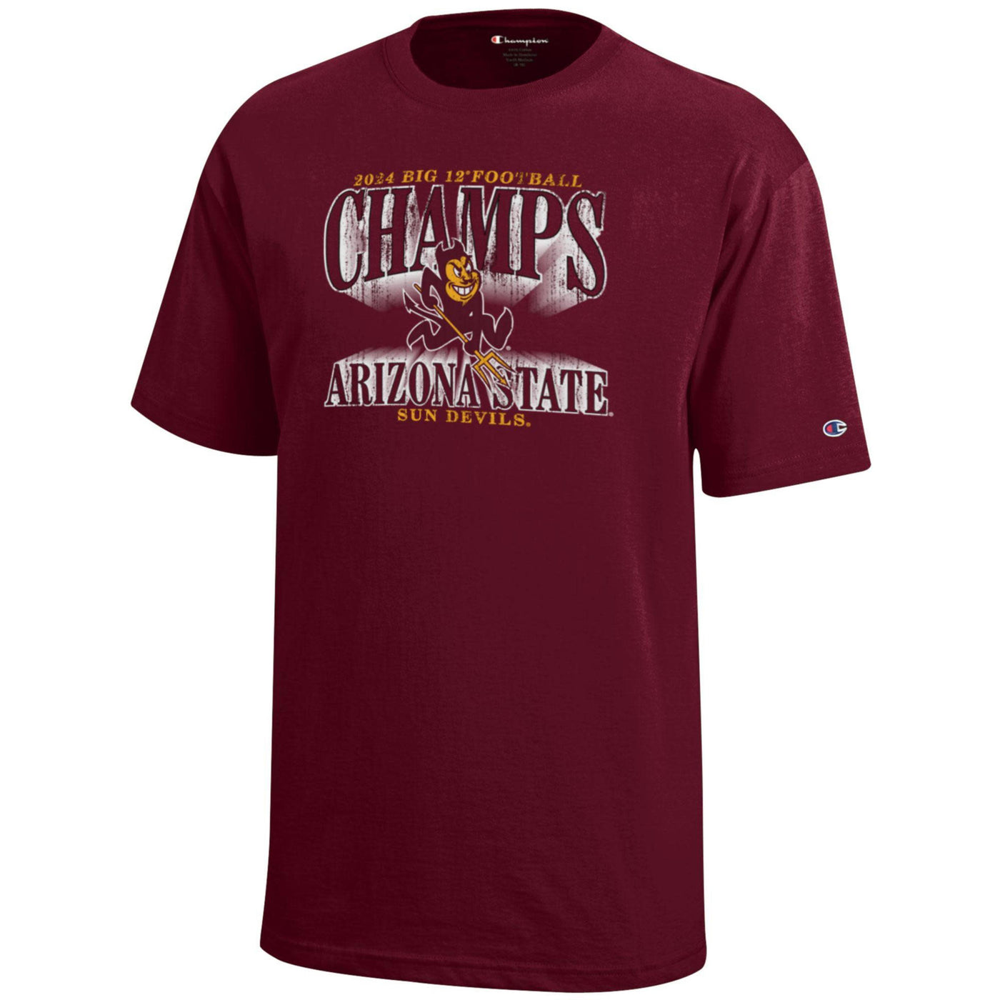 ASU Big XII Champions Mascot Youth Tee MRN